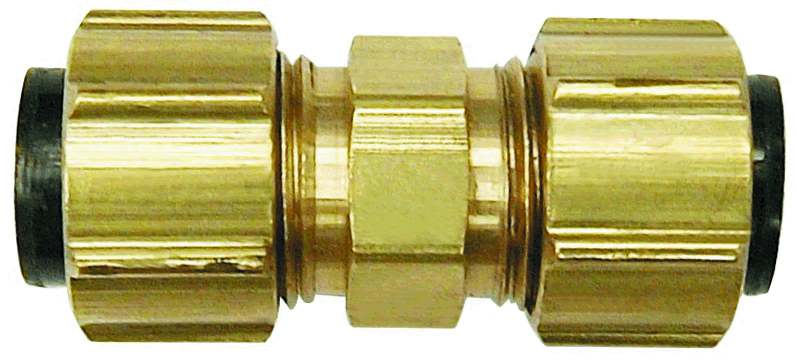 POLY-TUBE FITTING 1/4" UNION (TUBE-TUBE)